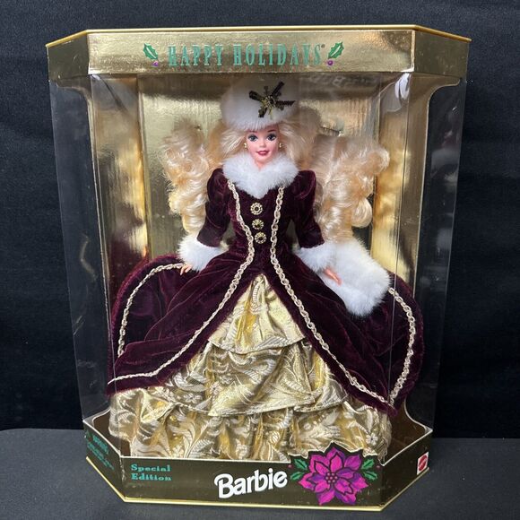 1996 Holiday Barbie Special Edition. Rare Purple Eyes!!! - Picture 1 of 5